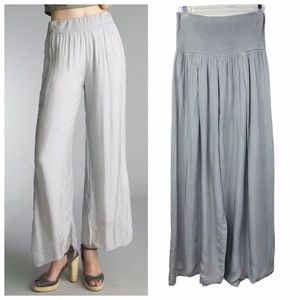 Tempo Paris Sz Med Palazzo Pants High Waisted